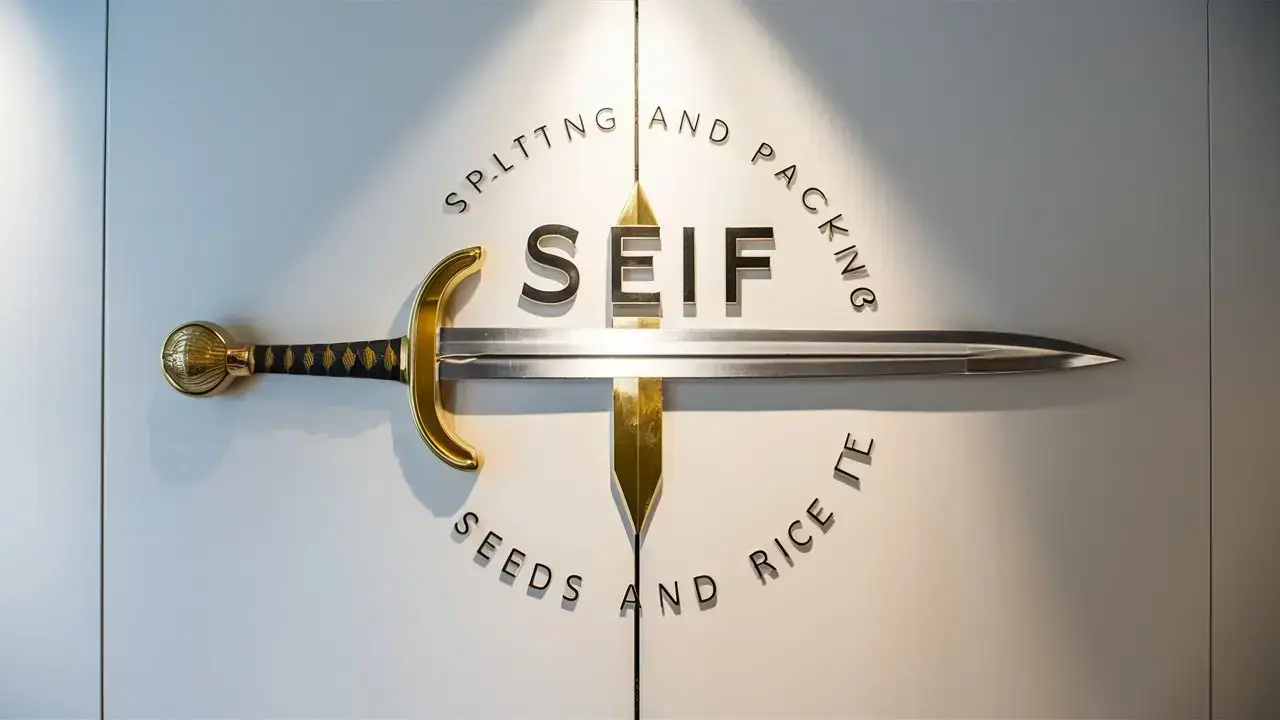 A sword for grinding, packing grains, and milling rice  |  سيف لجرش وتعبئة الحبوب وضرب الأرز